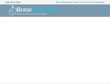 Tablet Screenshot of boisehypnotherapist.com